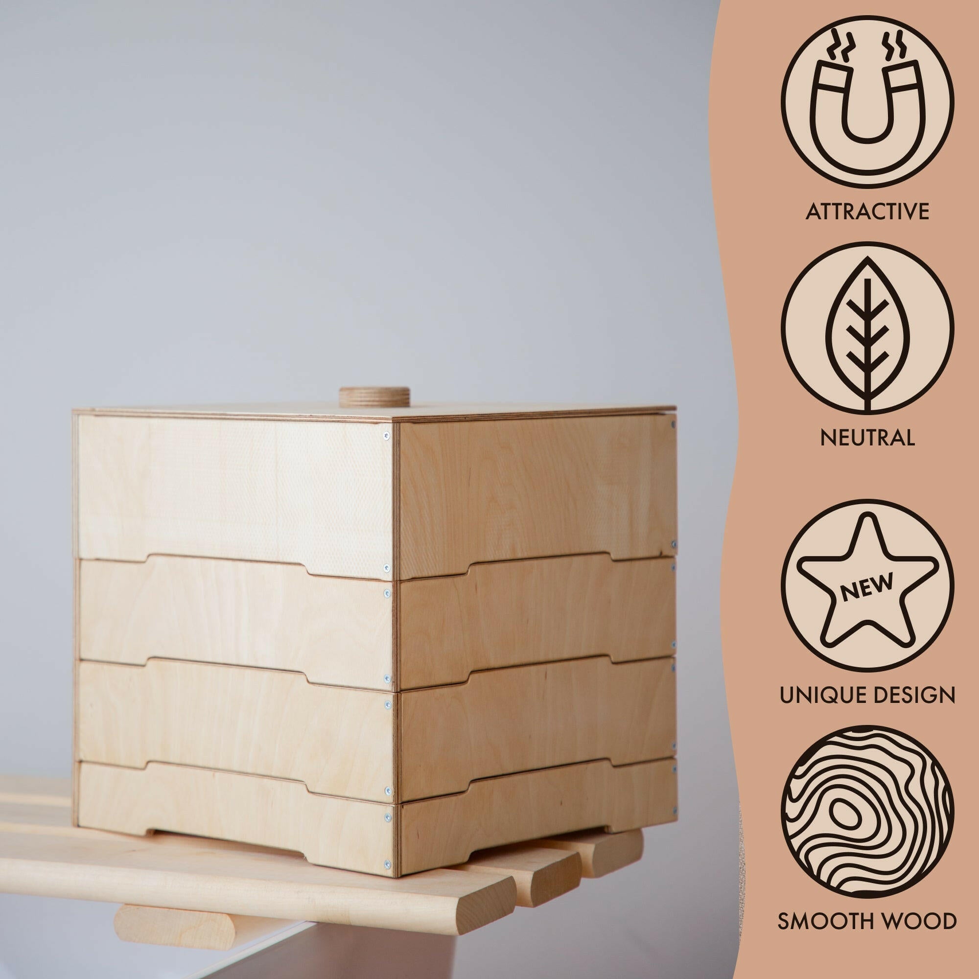 Wooden storage/sorter for LEGO® Lego Storage Goodevas   