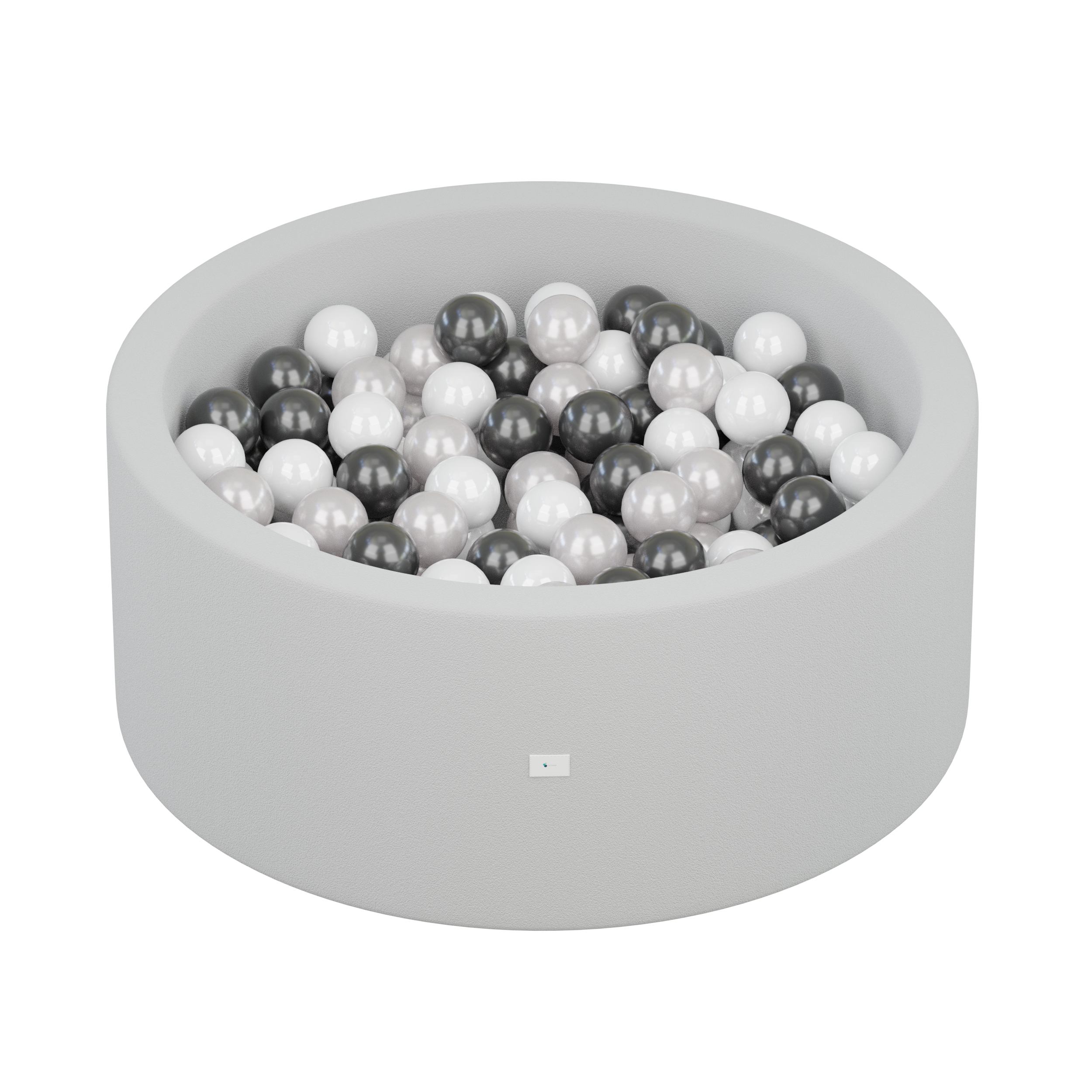 Classic Heathered Light Grey Ball Pit + 200 Pit Balls Ball Pit Bundles Little Big Playroom   