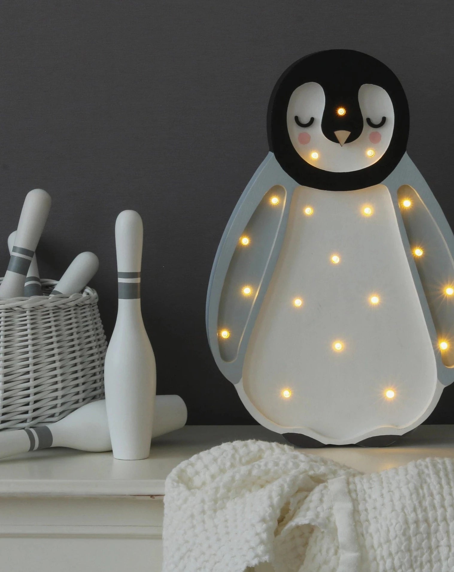 Little Lights Penguin Lamp Lighting Little Lights   