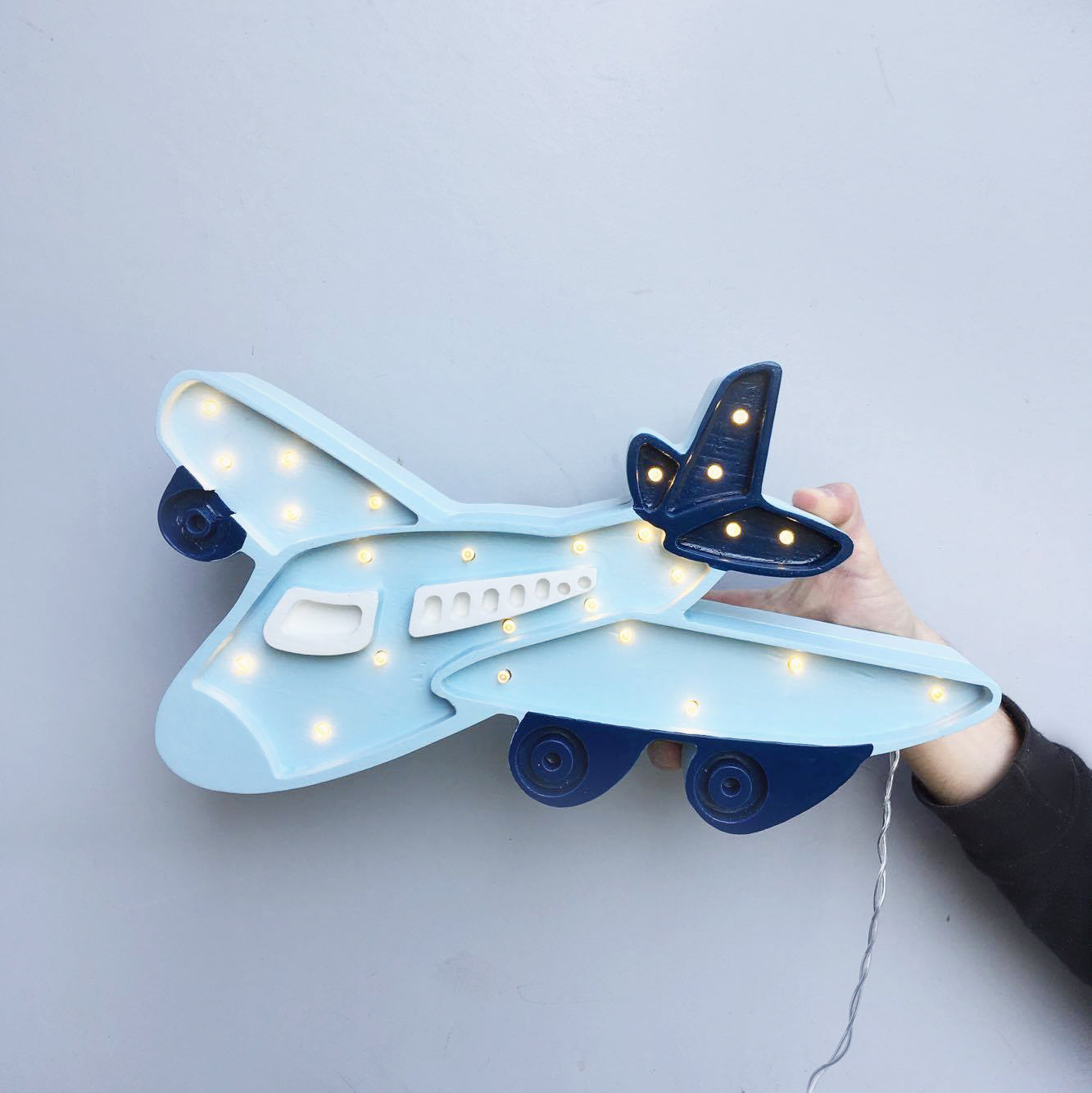 Little Lights Airplane Lamp Baby & Toddler Little Lights US Blue  