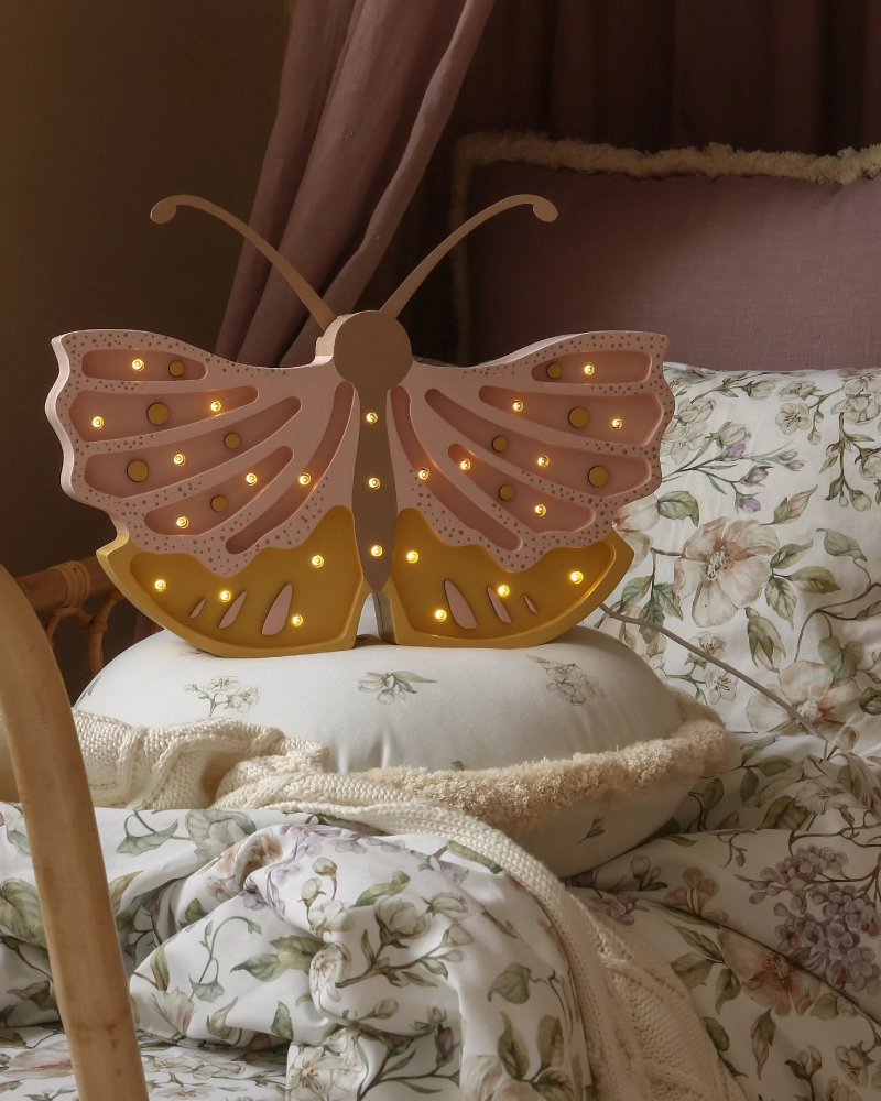 Little Lights Butterfly Lamp Lighting Little Lights Honey Rose  