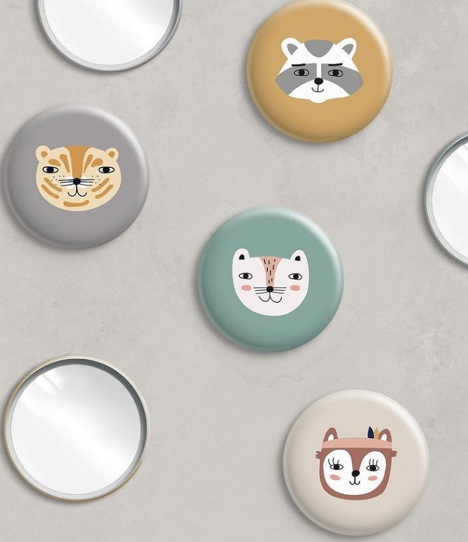 Cutie Cat Pocket Mirror Mirrors Little Otja   