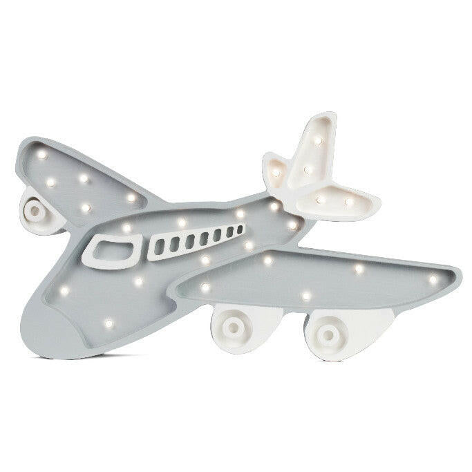 Little Lights Airplane Lamp Baby & Toddler Little Lights US Gray  