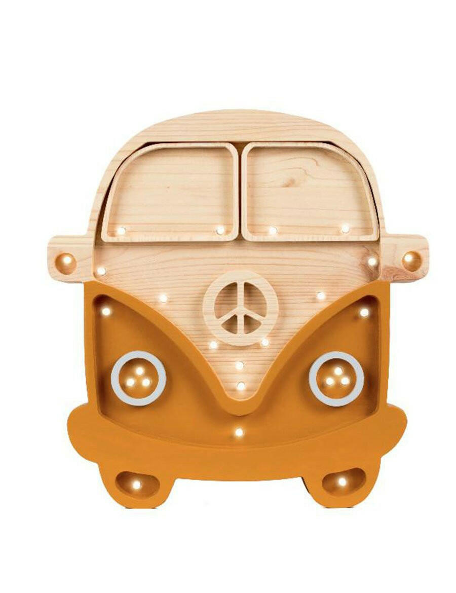 Camper Van Lamp - Mustard Wood Lighting Little Lights   