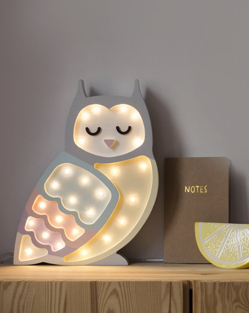 Little Lights - Owl Lamp - Pastel
