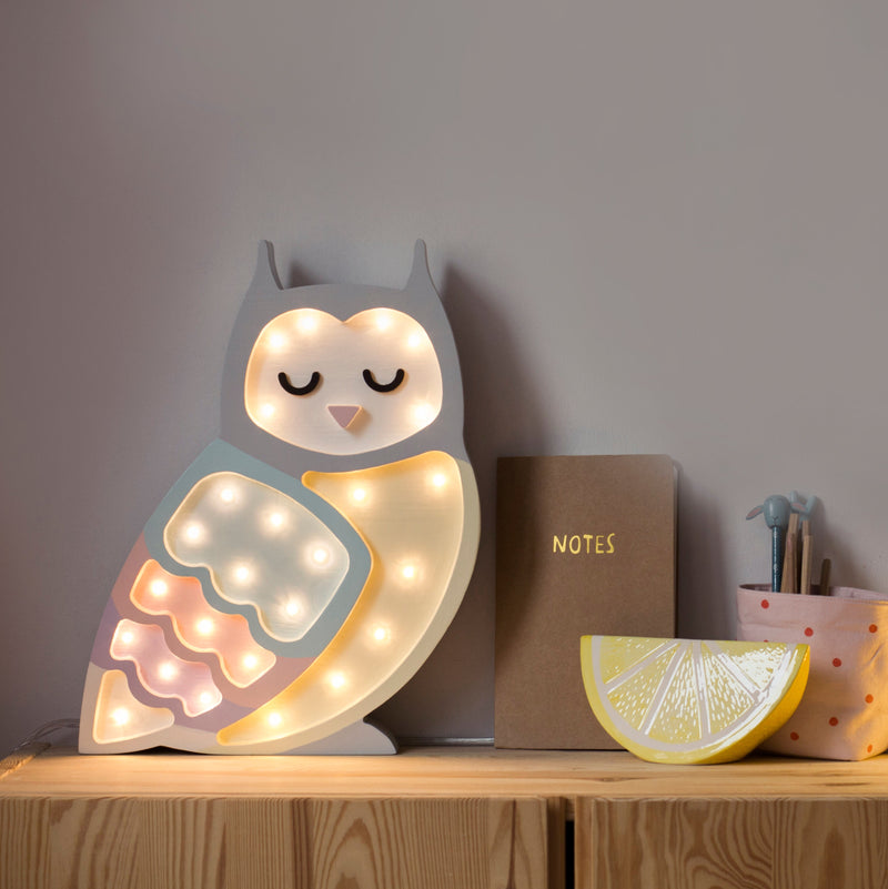 Lampe de chevet pour enfant Little Owl Chouette