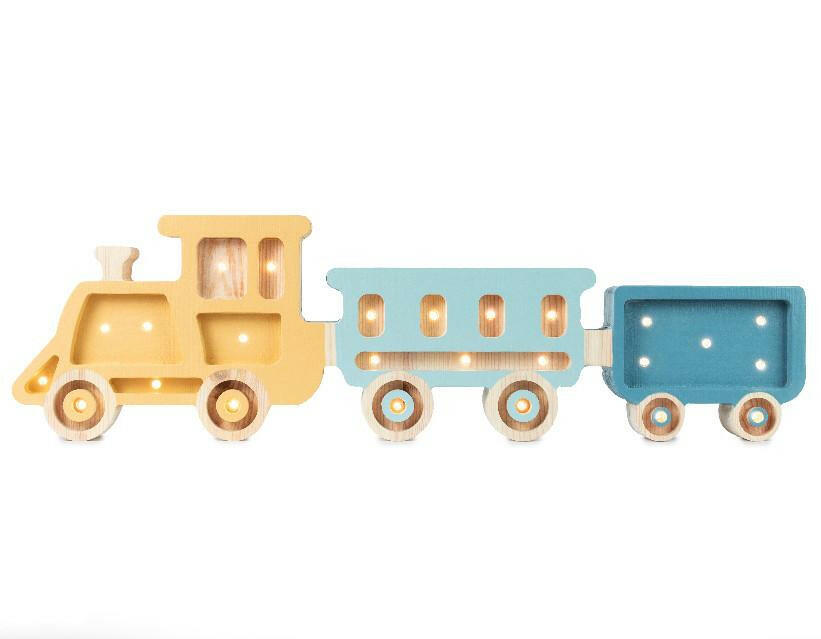 Train Lamp Lighting Little Lights Coffee Cream  
