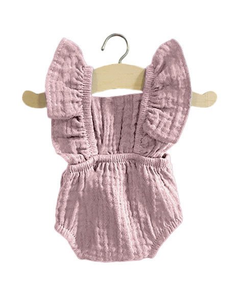 Minikane Doll Romper Lou Lilac Doll Clothing Minikane   