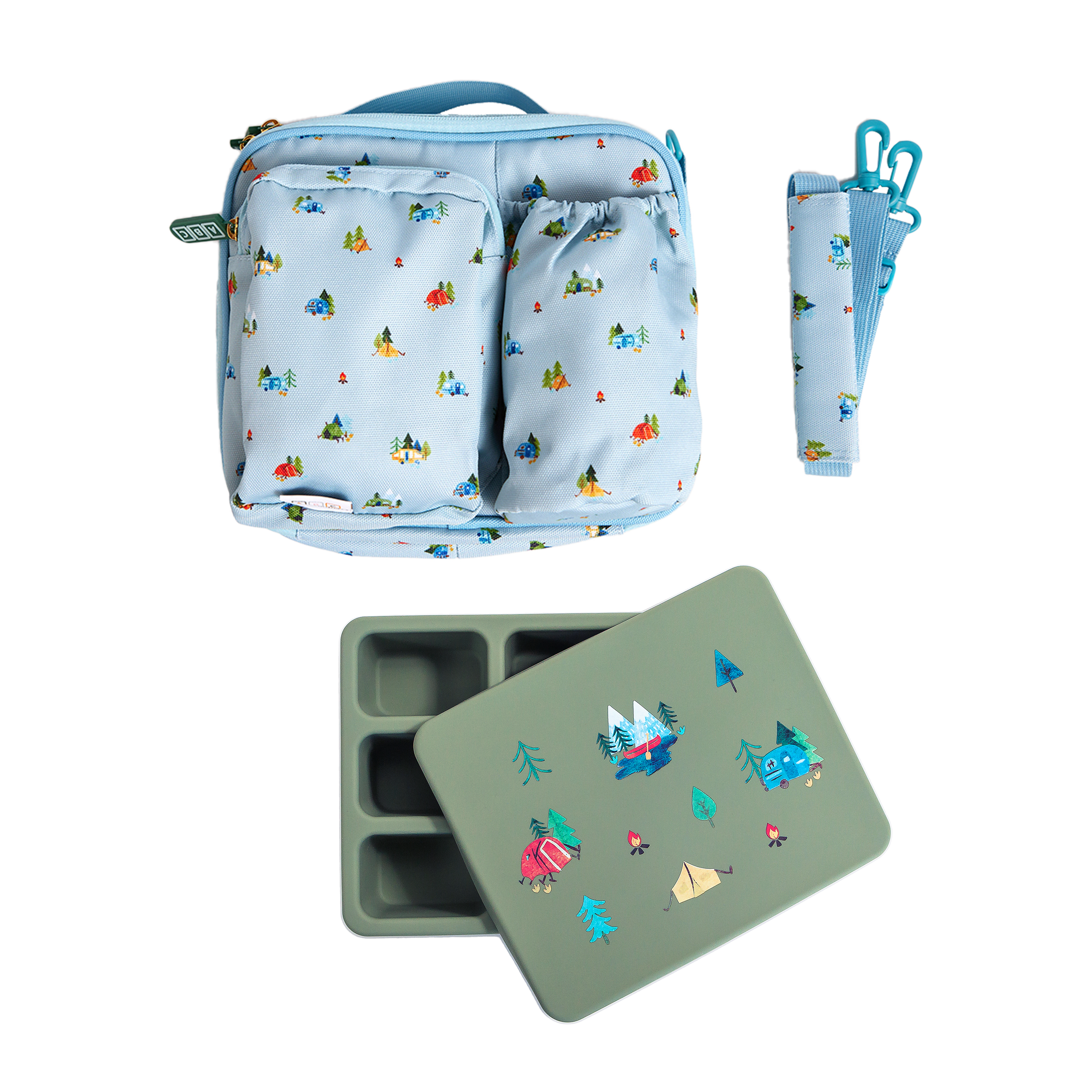 Bento and Lunch Bag Set Camper  Austin Baby Collection   