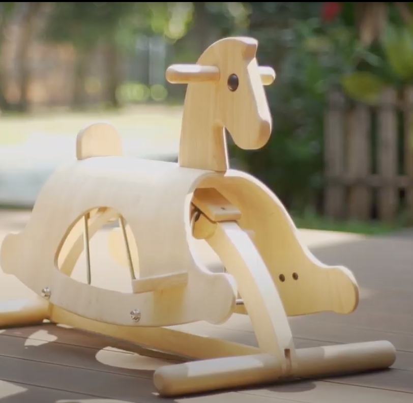 Lusitano Wooden Rocker Rockers PlanToys   