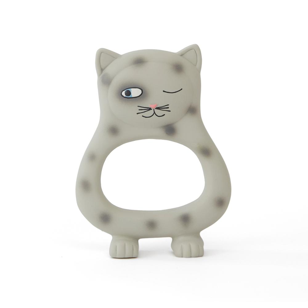 Benny Cat Baby Teether - Grey  OYOY   