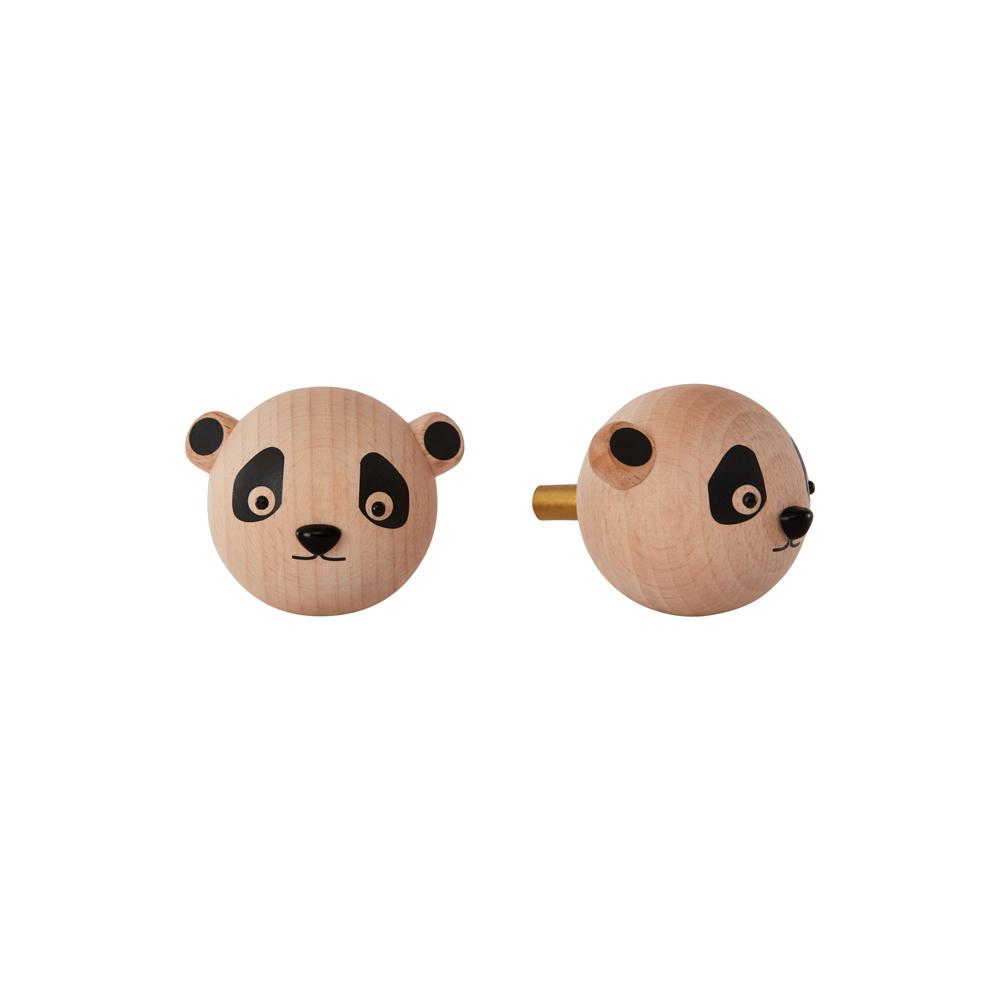 Mini Hook - Panda - Nature Nursery Decor OYOY   