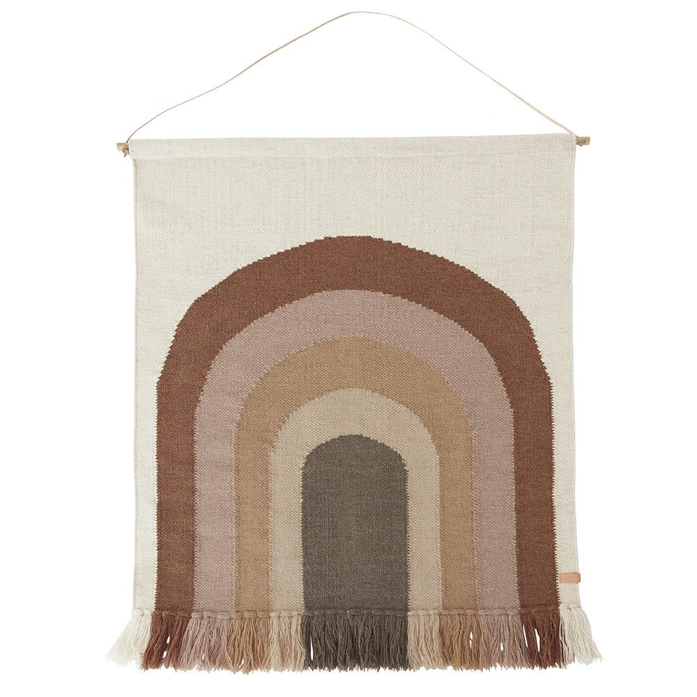 Follow the Rainbow Wall Rug - Choko  OYOY   