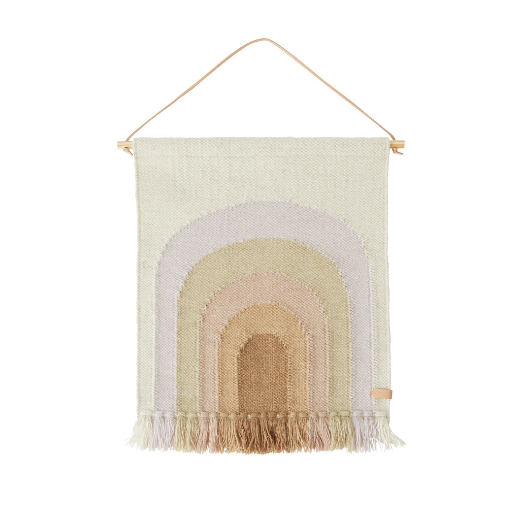 Follow the Rainbow Mini Wall Rug - Lavender  OYOY   