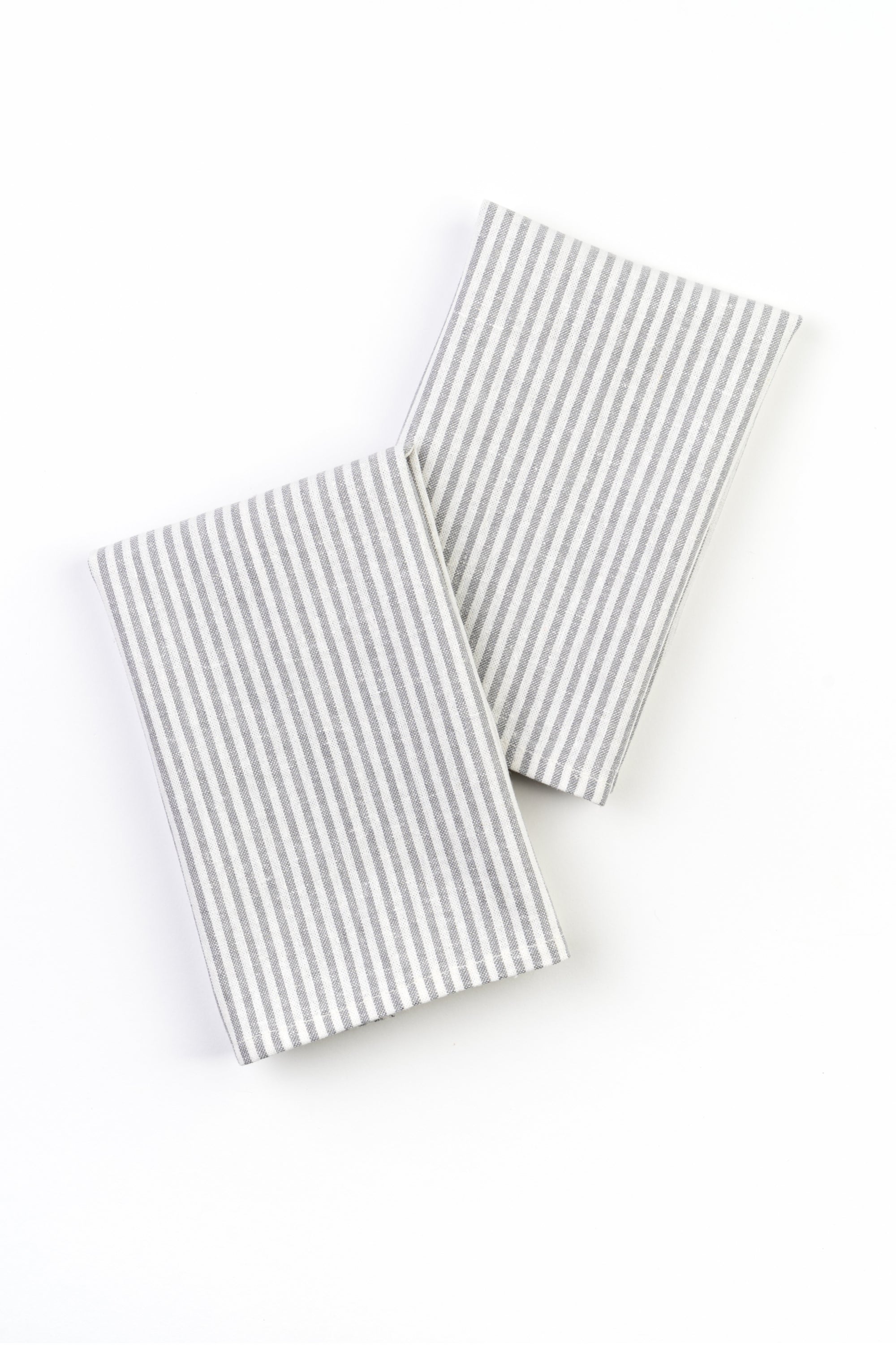 Tea Towels, Set of 2 Play Kitchen Accessories Milton & Goose Gray Stripe  