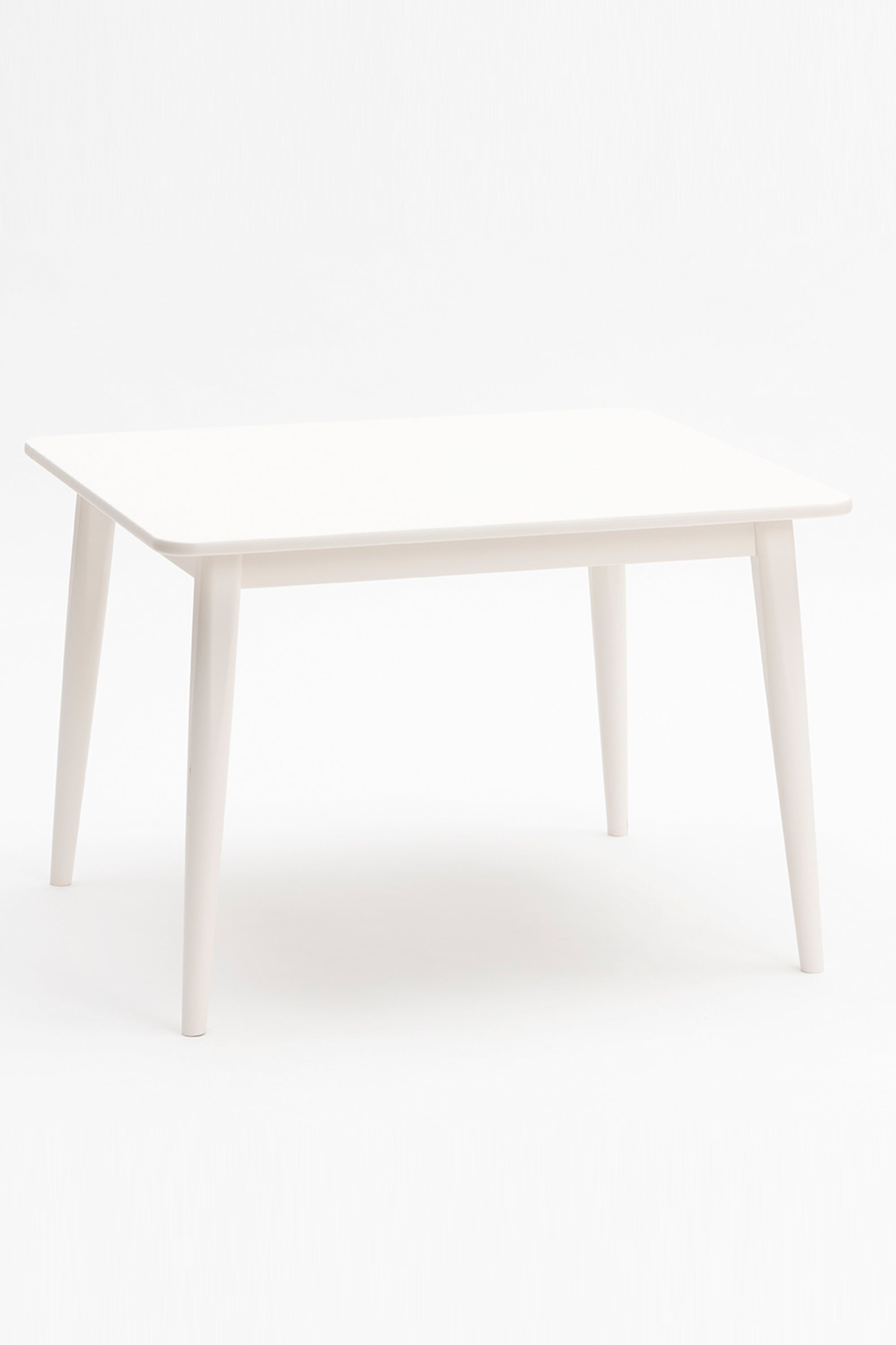 Crescent Table Furniture Milton & Goose White  