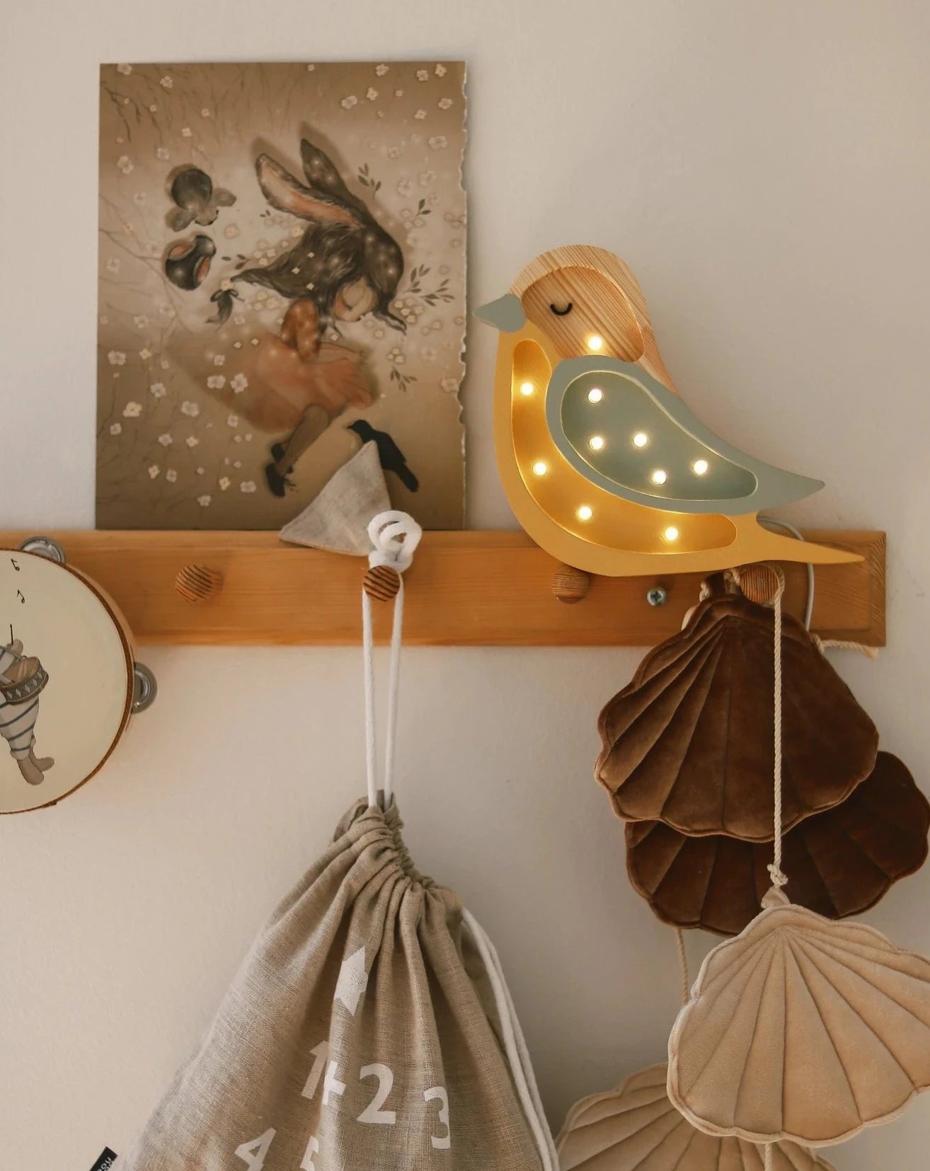 Little Lights Mini Bird Lamp Lighting Little Lights   