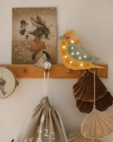 Little Lights - Mini Bird Lamp - Khaki/Mustard