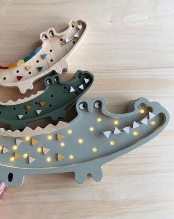 Little Lights Mini Crocodile Lamp Lighting Little Lights   