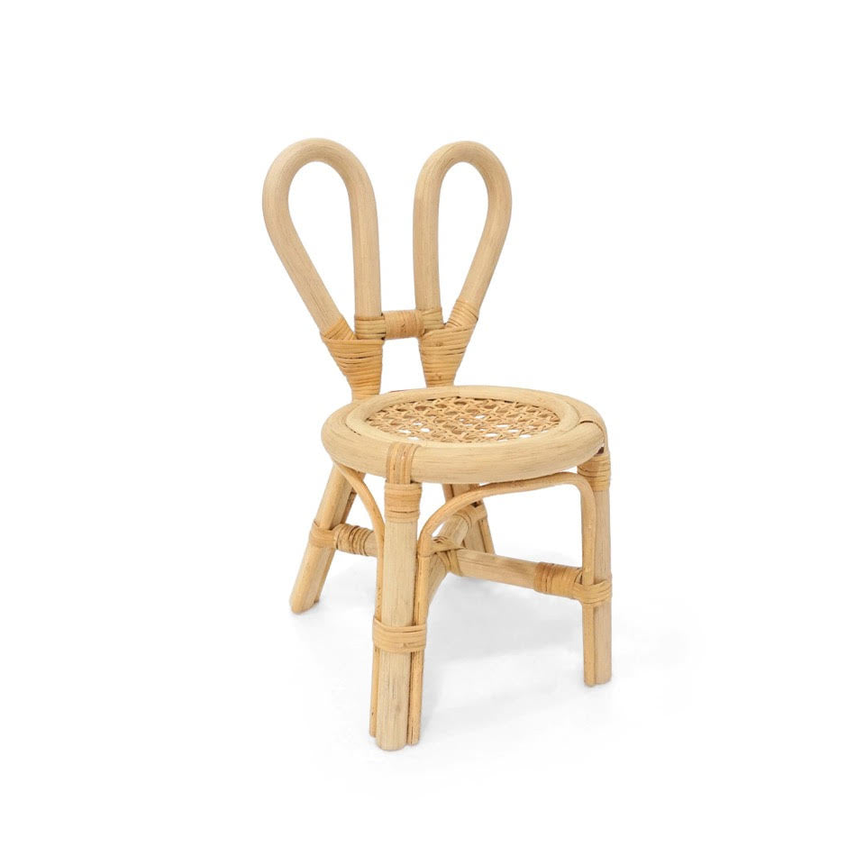 Rattan Bunny Chairs Kids Furniture Poppie Mini Doll (Set of 2)  