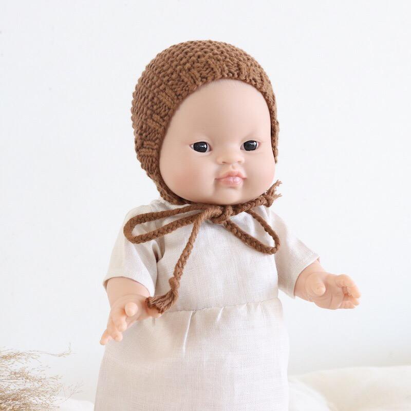 MiniKane Little Asian Baby Girl Doll - Dark Eyes Dolls Minikane   