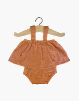 Minikane Doll Bloomer & Tank Clothing Set - Brown Sugar