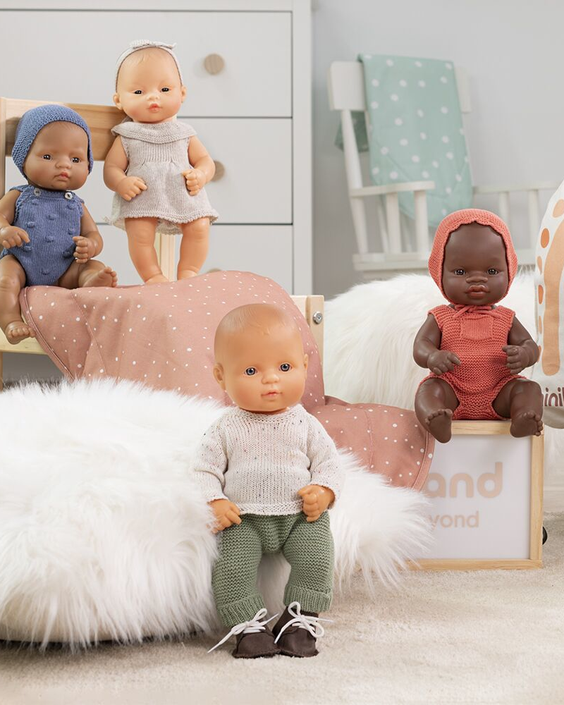 Baby Newborn Boy - Caucasian Dolls Miniland   