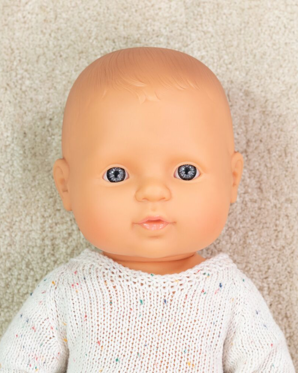 Miniland Newborn Baby Boy Caucasian