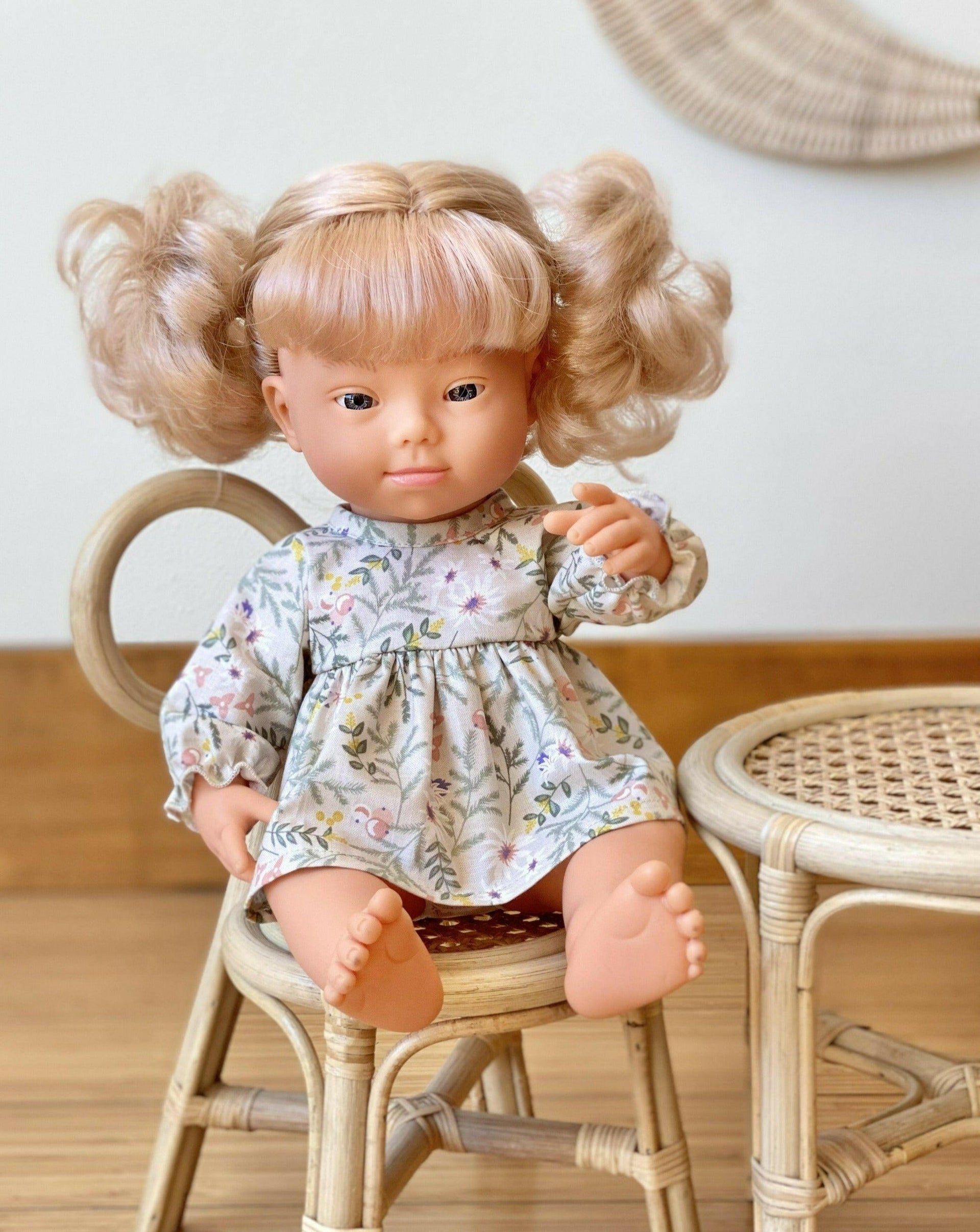 Blonde Baby Doll Girl with Down Syndrome Ruby