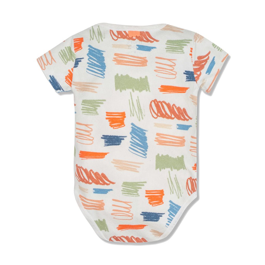 Scribble Baby Bodysuit onesies Mon Coeur   