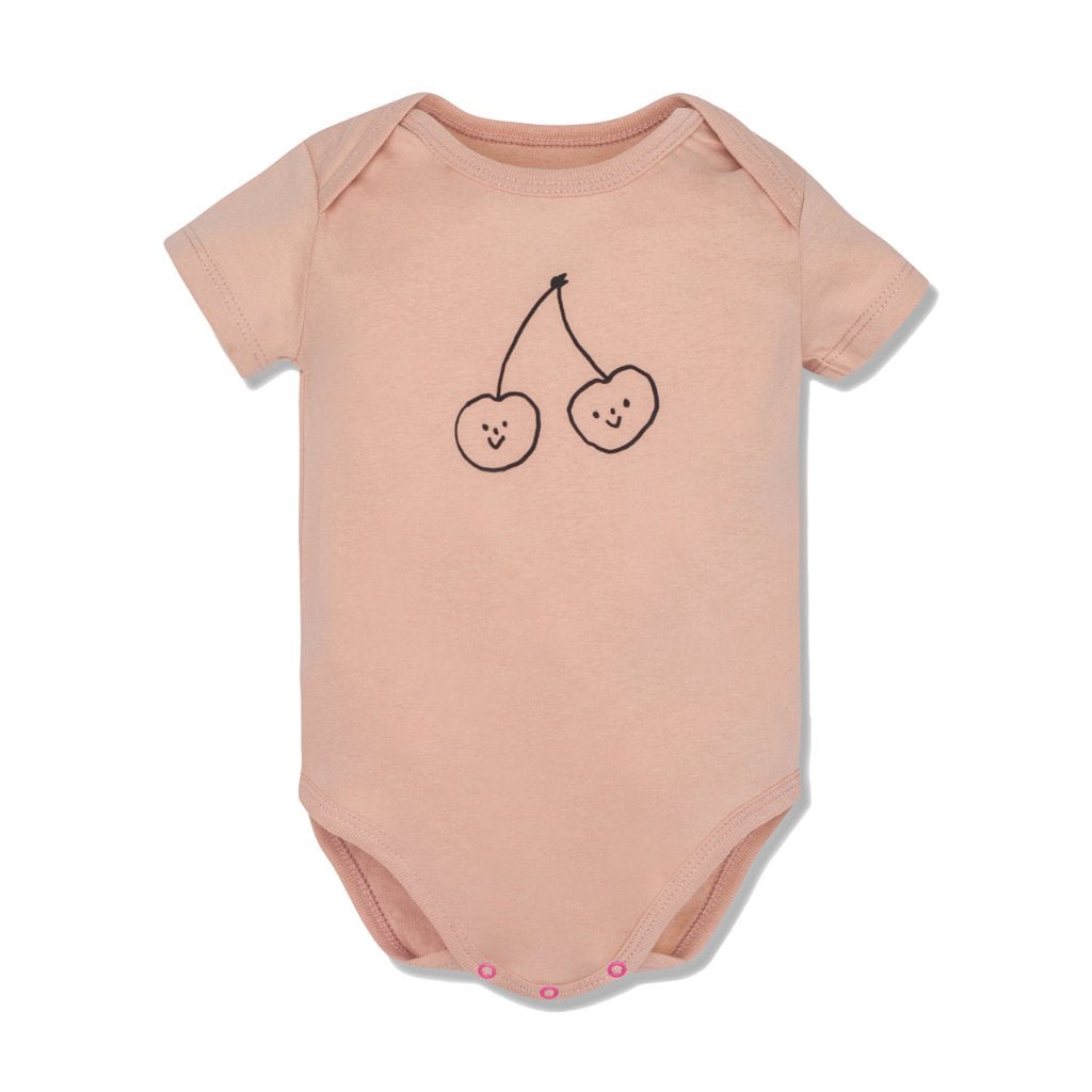 Cherry Baby Bodysuit onesies Mon Coeur   