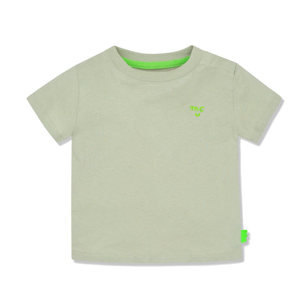 Light Sage Baby T-Shirt tshirt Mon Coeur 3/6M Light Sage 