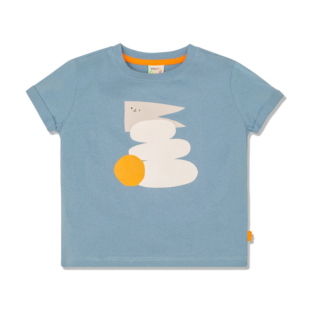 Shapes 2 Kid T-Shirt tshirt Mon Coeur 2Y Mirage /Orange 