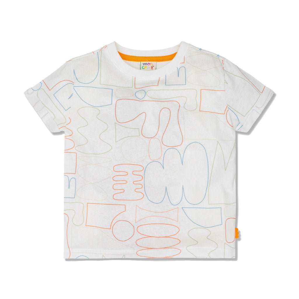 Outline Kid T-Shirt tshirt Mon Coeur 2Y Natural/Outline 