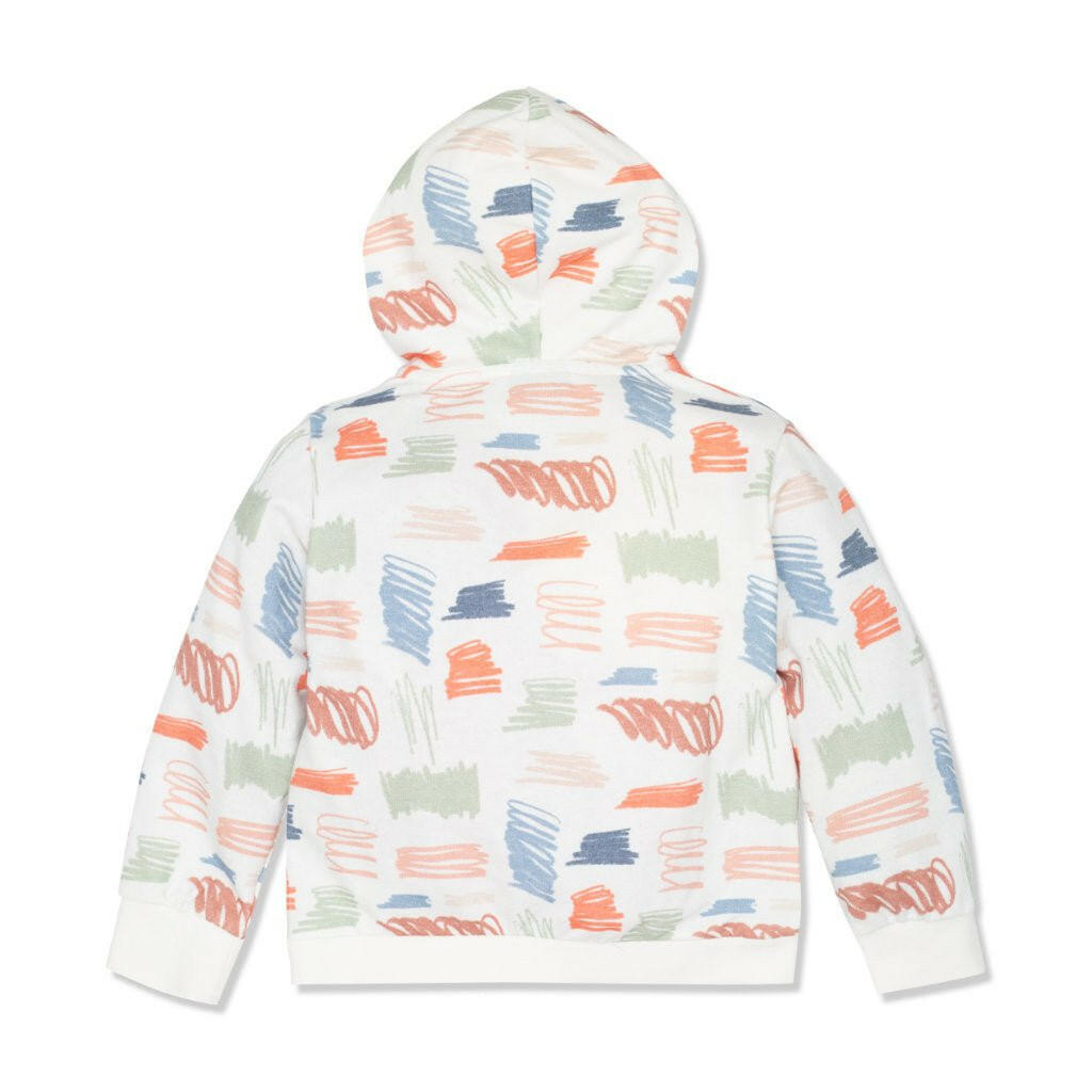 Scribble Kid Zip-Up Hoodie hoodie Mon Coeur   