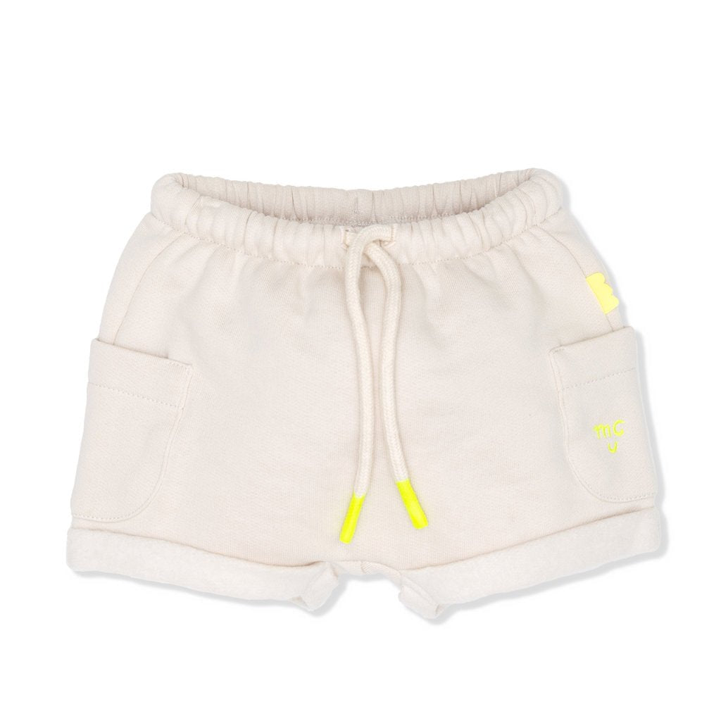 MC Baby Cream Harem Short shorts Mon Coeur 3/6M Cream 