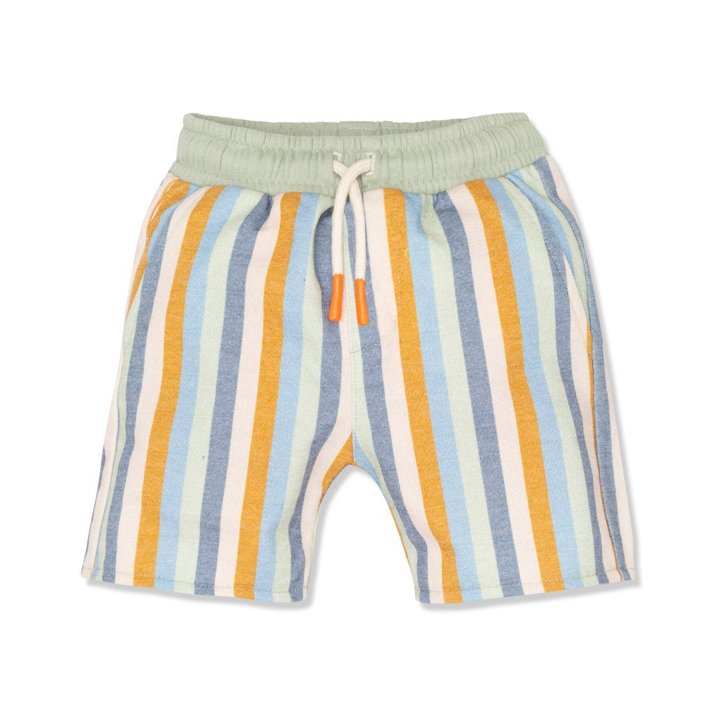 Stripes Kid Shorts shorts Mon Coeur 2Y Light Sage/Stripes 