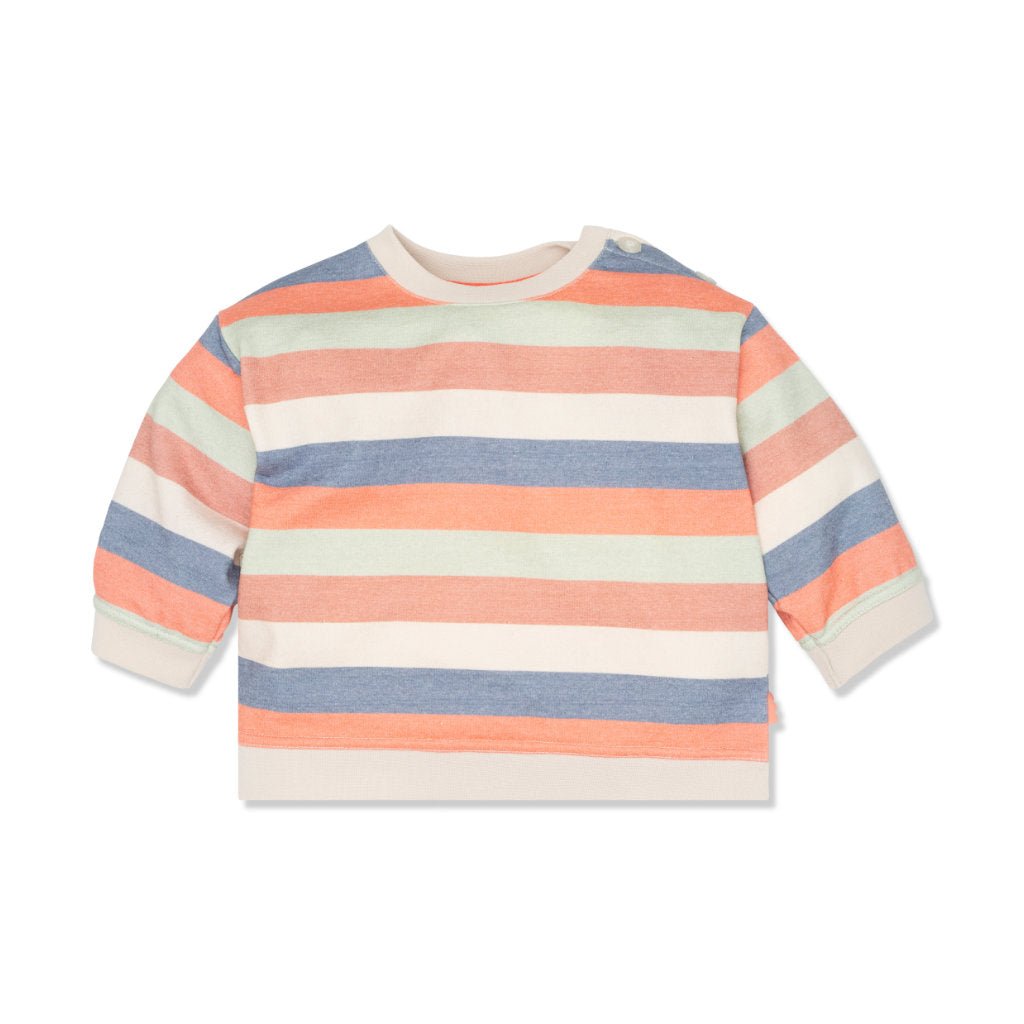 Stripes Kid Summer Sweatshirt sweatshirt Mon Coeur 2Y Cream/Stripes 