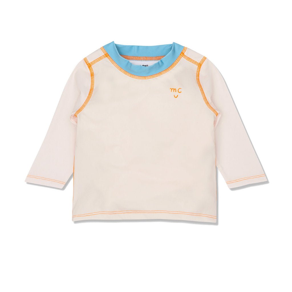 MC Baby Rashguard swimwear Mon Coeur 3/6M Cream 