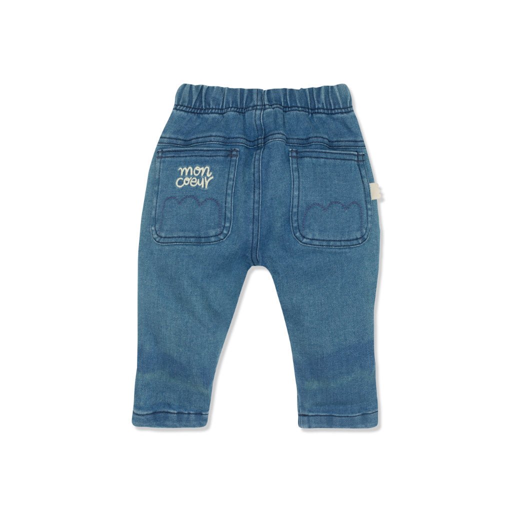 Baby Denim Jogger swimwear Mon Coeur   