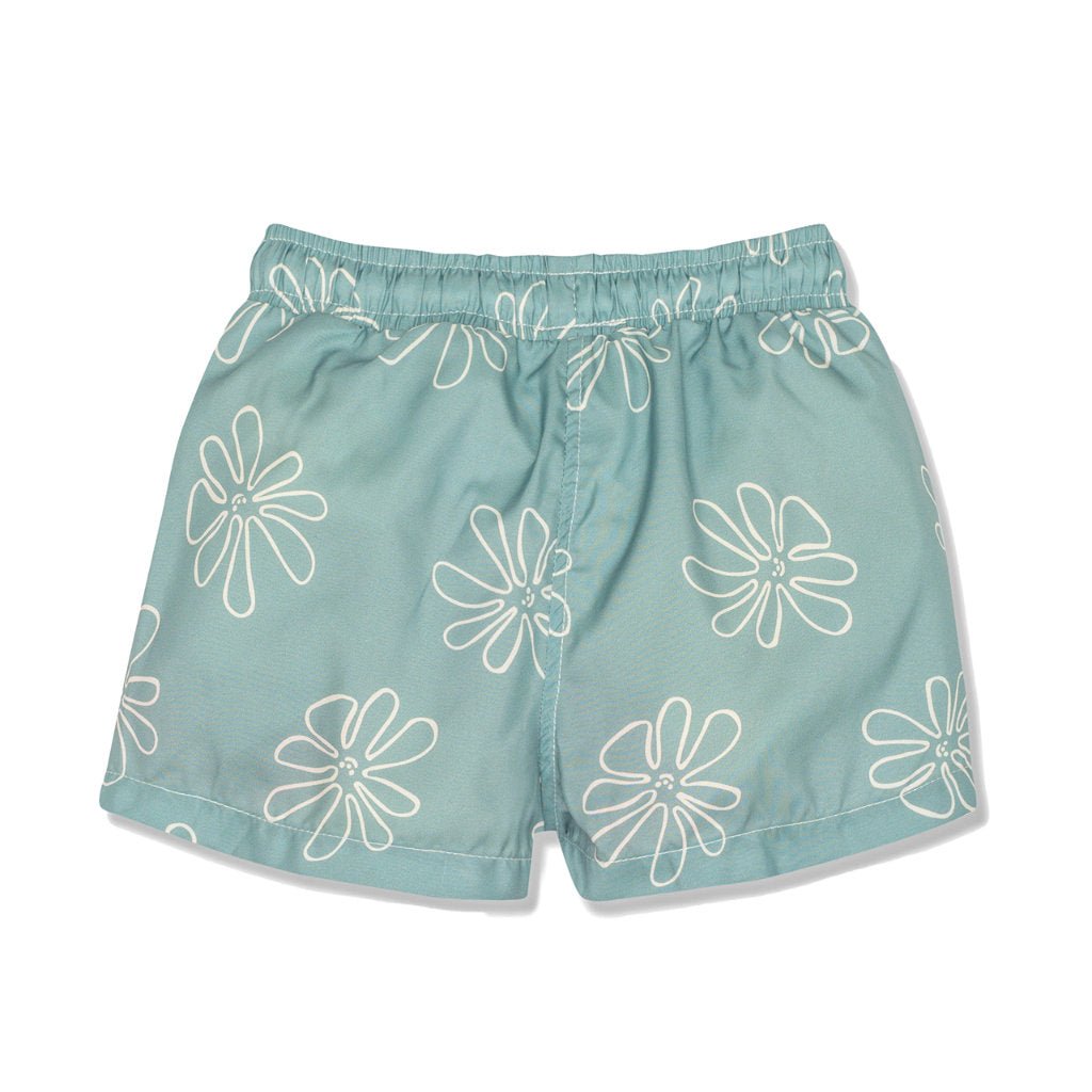 Flowers Kid Trunk swimwear Mon Coeur   