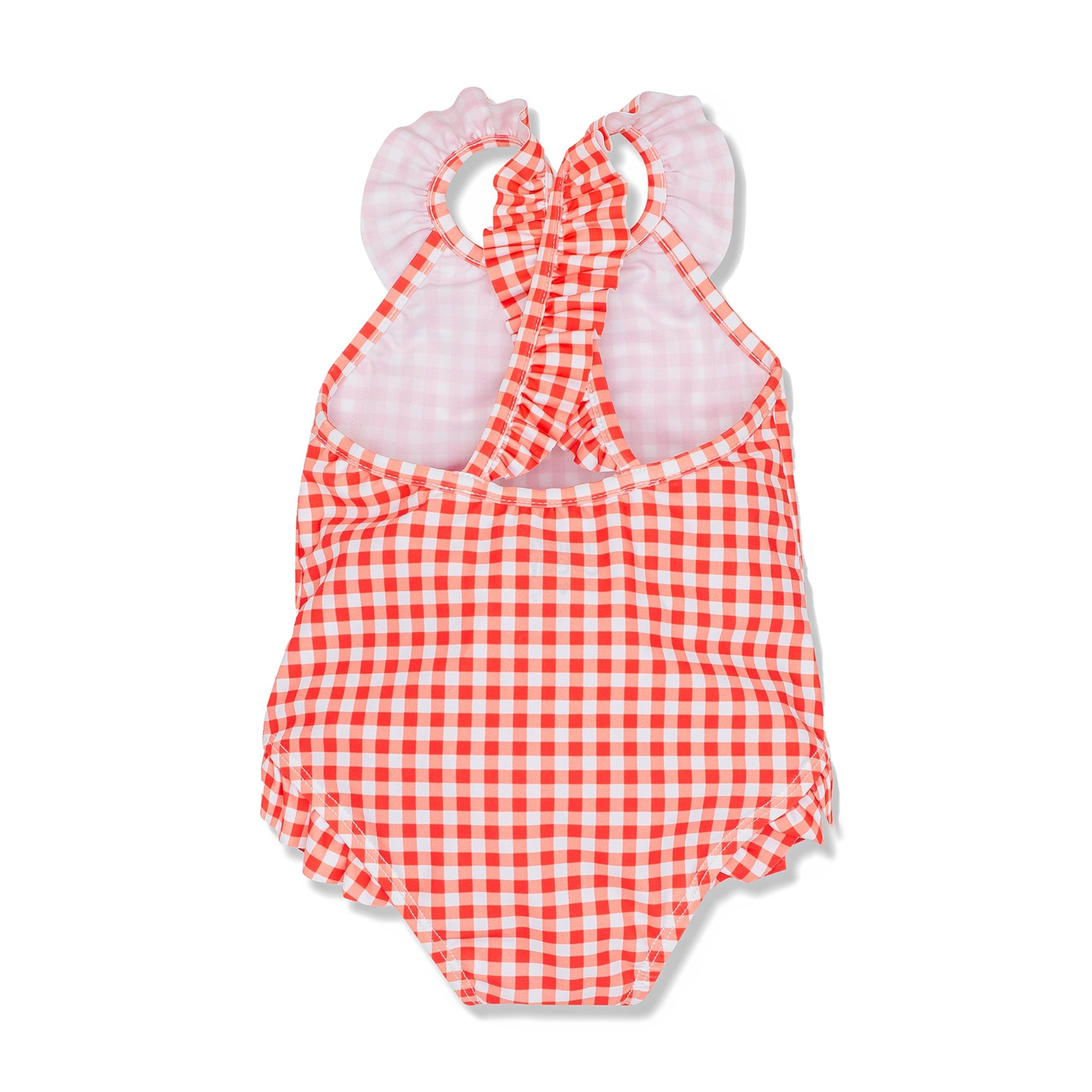 Gingham Baby Swimsuit swimwear Mon Coeur   