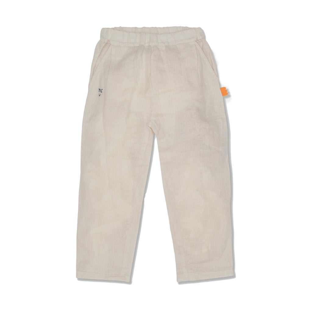 MC Kid Cream Linen Pant pants Mon Coeur 2Y Cream 