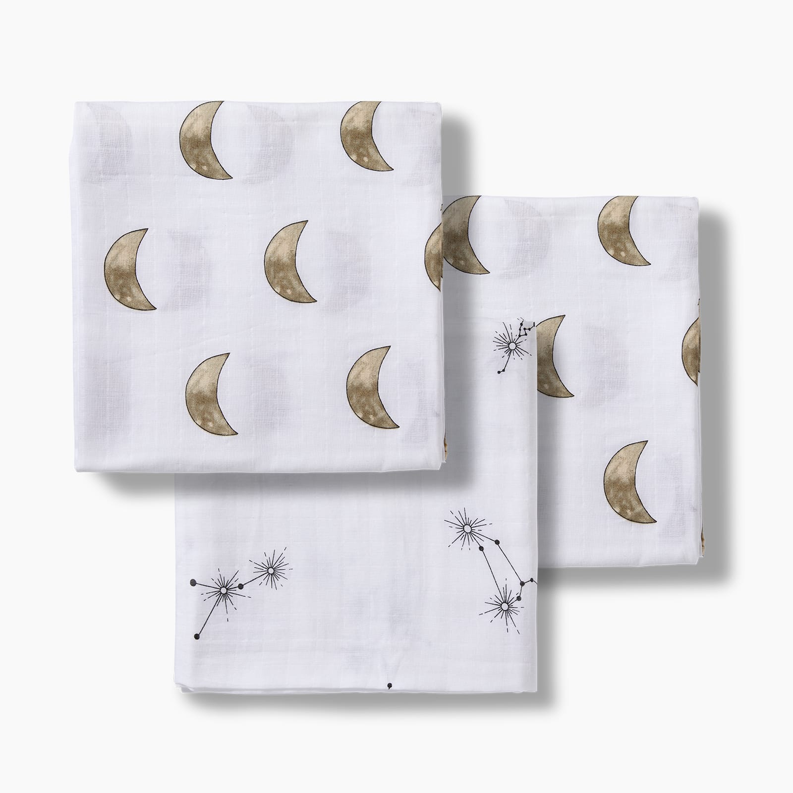 3-pack mix & match swaddle blanket SWADDLE BLANKET Moonjax® moon moon constellation