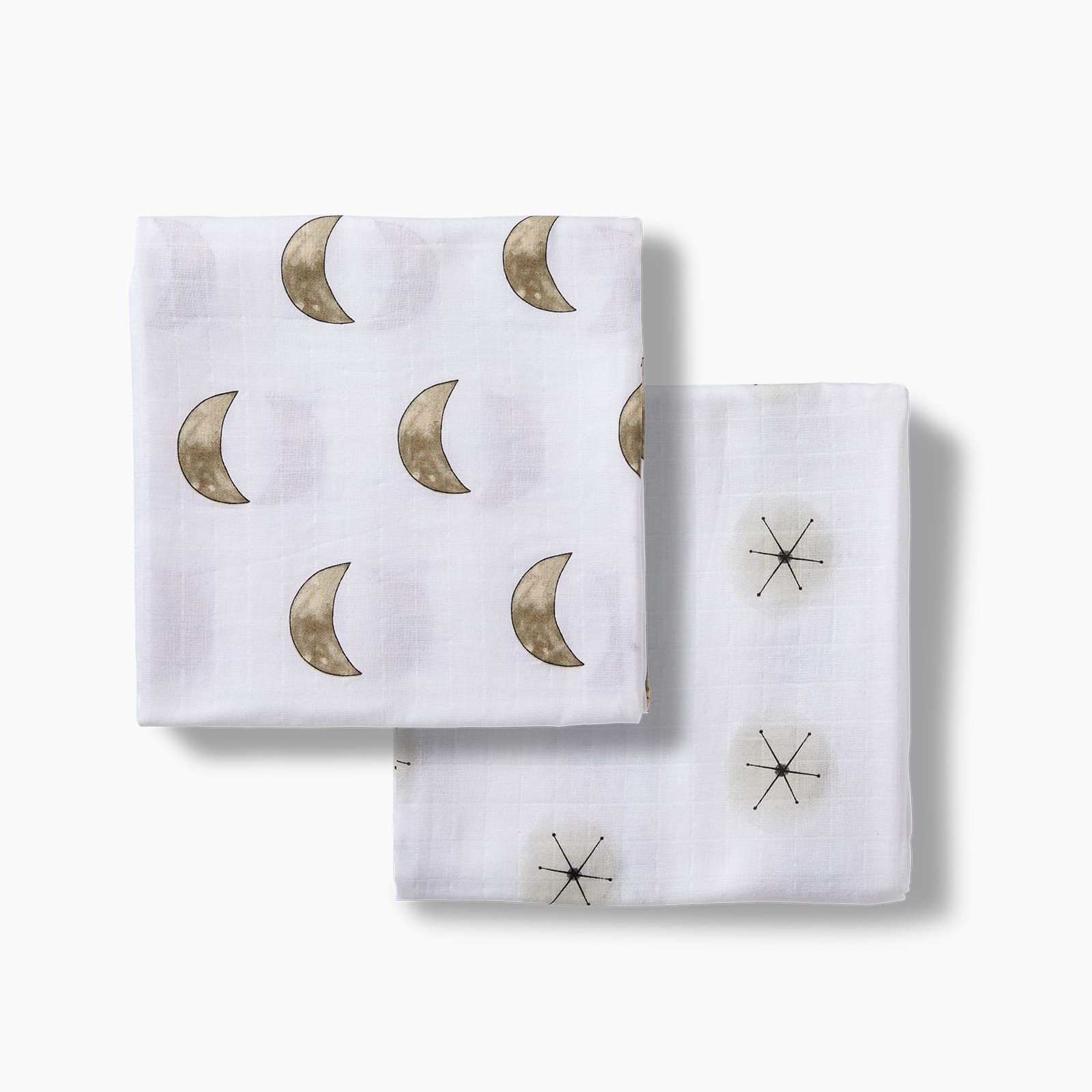 2-pack mix & match swaddle blanket SWADDLE BLANKET Moonjax® moon stardust 