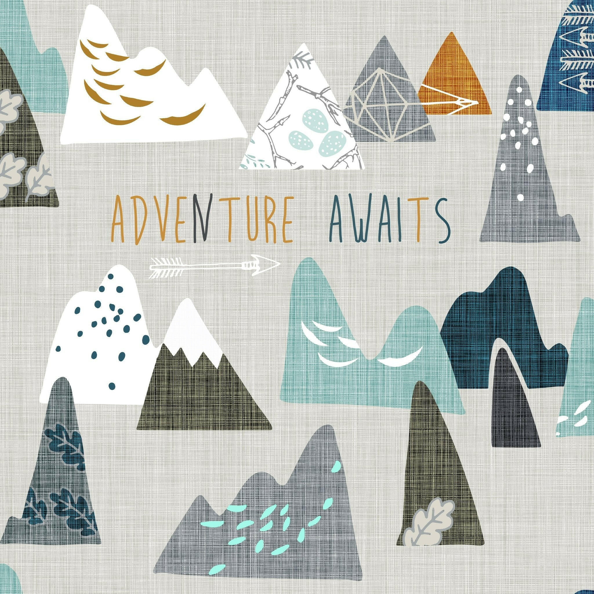 Adventure Awaits Splash Mat - A Waterproof Catch-All for Highchair Spills and More!  BapronBaby   