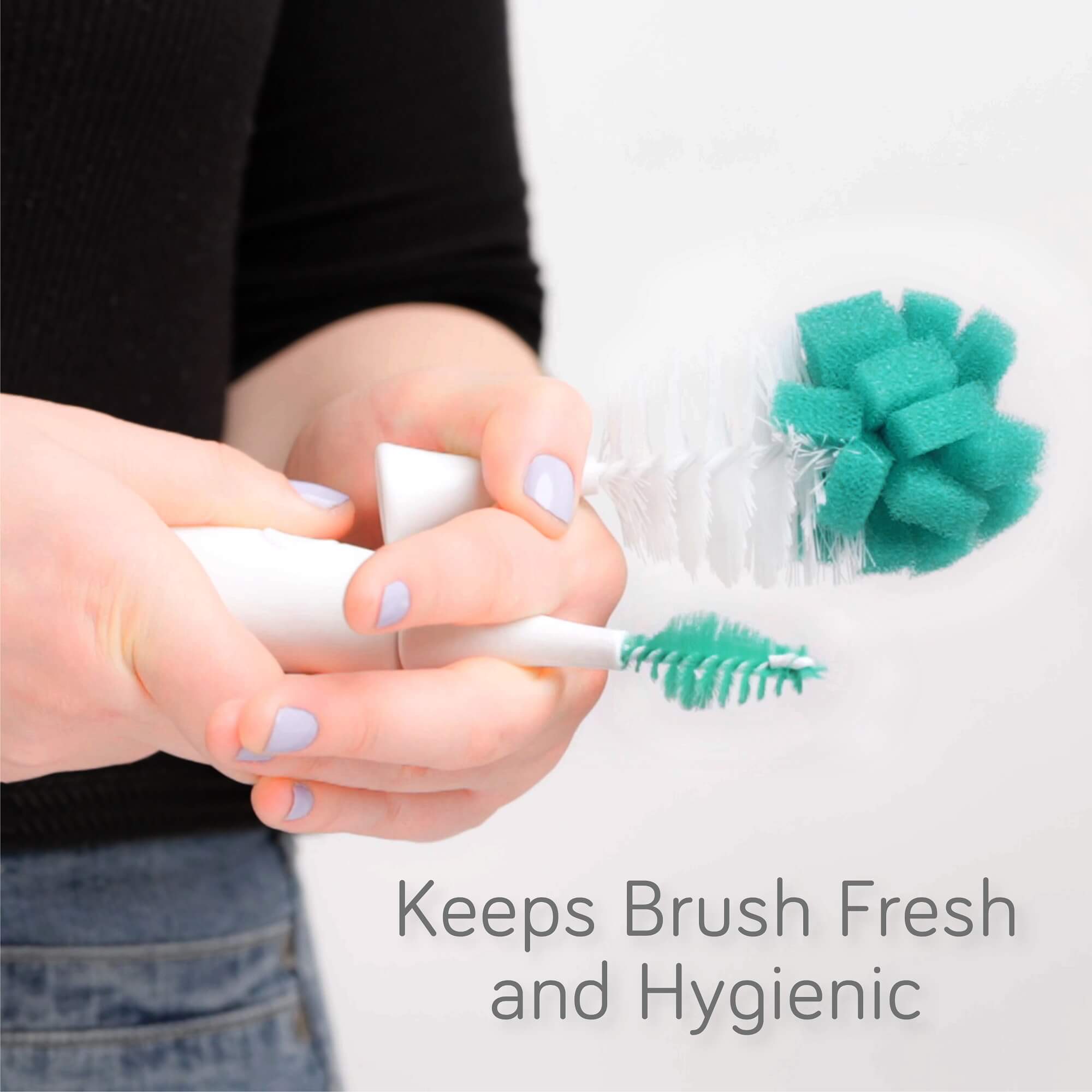 Multi-Pack Replacement Brush Heads Scrub Brush Heads & Refills Nanobébé US   