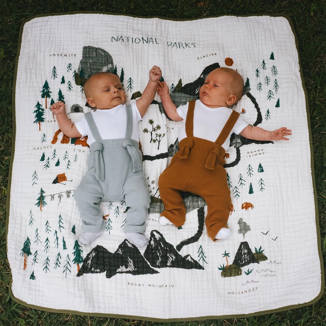 National Parks Quilt Baby Essentials Clementine Kids   