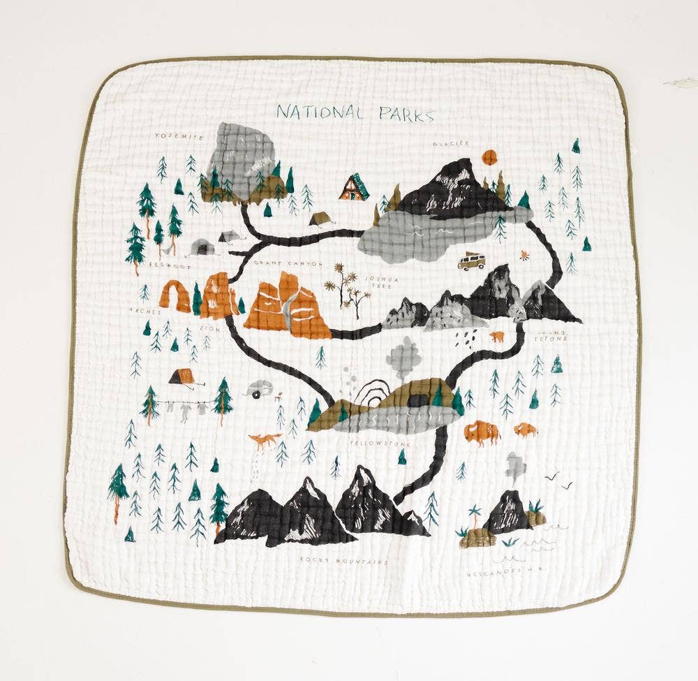 National Parks Quilt Baby Essentials Clementine Kids   