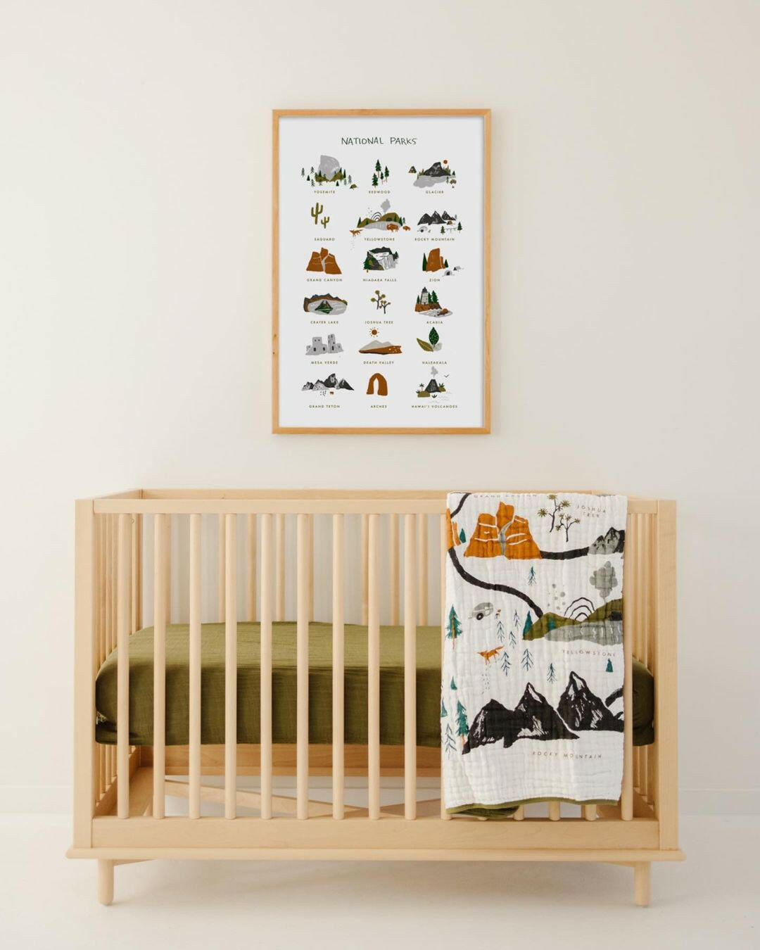 National Parks Quilt Baby Essentials Clementine Kids   